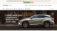 Desktop Screenshot of lexusofperth.com.au